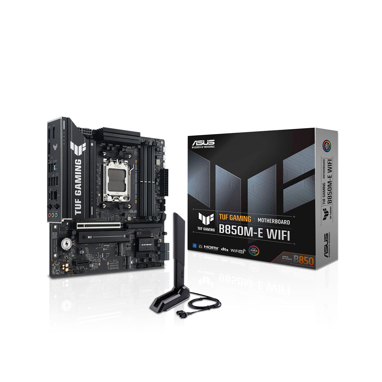 ASUS TUF GAMING B850M-E WIFI DDR5 8000 2xDP HDMI 3xM2 AURA RGB mATX