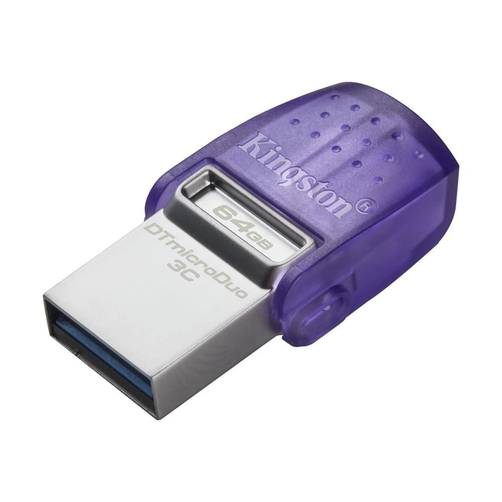 Kingston DataTraveler microDuo 3C 64GB USB 3.2 Gen 1 Type-A & Type-C Flash Bellek - DTDUO3CG3/64GB