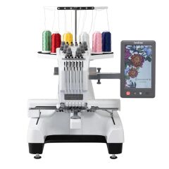 Brother PR680W (Entrepreneur Pro X PR680WC) 6 İğneli Profesyonel Nakış Makinesi 8″×12″ Wi‑Fi 10.1″ Dokunmatik LCD Crosshair Lazer Otomatik İplik Kesici LED Aydınlatma