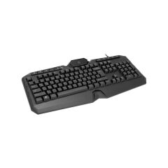 Frisby FK-4860QU USB Q Türkçe Multimedya Siyah Kablolu RGB Gaming Klavye (470×205×38 mm, 1.5 m USB Kablosu, 19‑Tuș Anti‑Ghosting, Değiştirilebilir WASD/Yön Tuşu, Membran)