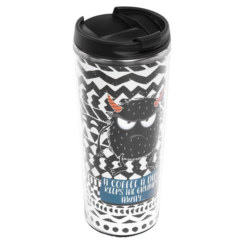 S-link SL-TM1980 Gümüş 300ml Çift Katmanlı 304/201 Paslanmaz Çelik Termos Kupa