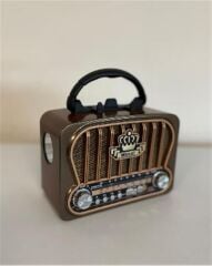 Everton RT-826M Bluetooth USB SD FM Destekli Şarjlı Nostaljik Radyo ve El Feneri