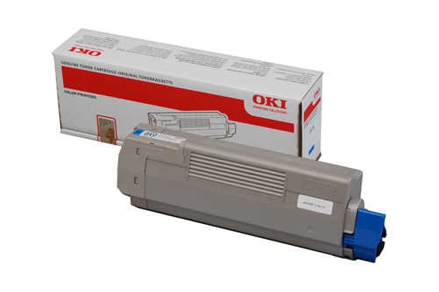 OKI C532 / C542 / MC563 / MC573 Serisi Camgöbeği (Cyan) Orijinal Toner (46490607)