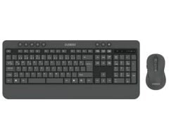 Everest KM-6585 Dual Gri-Siyah Kablosuz Çift Space Tuşlu Q Klavye + Mouse Set