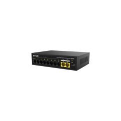 Tenda S110GPC 10-Port Desktop Switch with 8-Port 10/100Mbps PoE (75W) and 2-Port Gigabit Uplink
