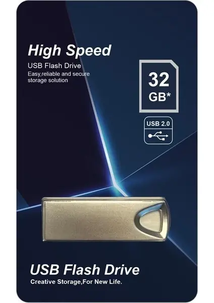 Elba 32GB Metal 2.0 USB Flash Bellek