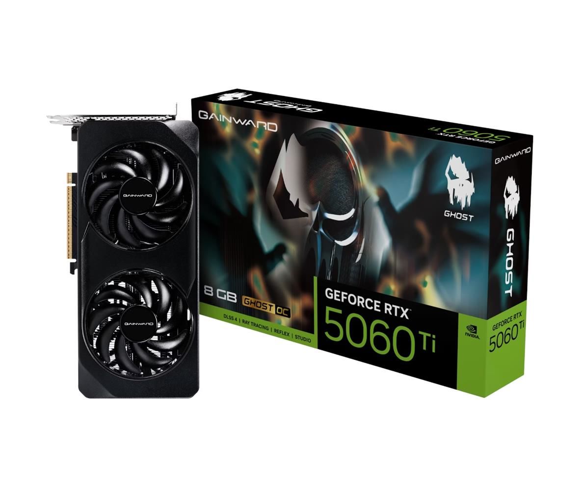 Gainward GeForce RTX 5060 Ti GHOST 8 GB GDDR7 128 Bit DLSS 4 Gaming (Oyuncu) Ekran Kartı