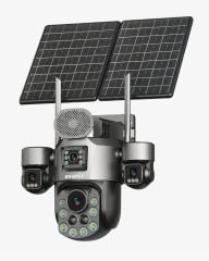 AVENIR AV-S464W 3 Kameralı 3PTZ 4g Sim Kartlı Güneş Panelli Solar 6MP PTZ Kamera
