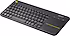 LOGITECH K400 PLUS KABLOSUZ DOKUNMATİK YÜZEYLİ Q TV KLAVYESİ USB SIYAH 920-007149