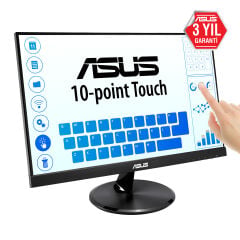 21.5'' ASUS VT229H Dokunmatik IPS 5ms 60Hz 250nt HDMI VGA VESA  3 Yıl