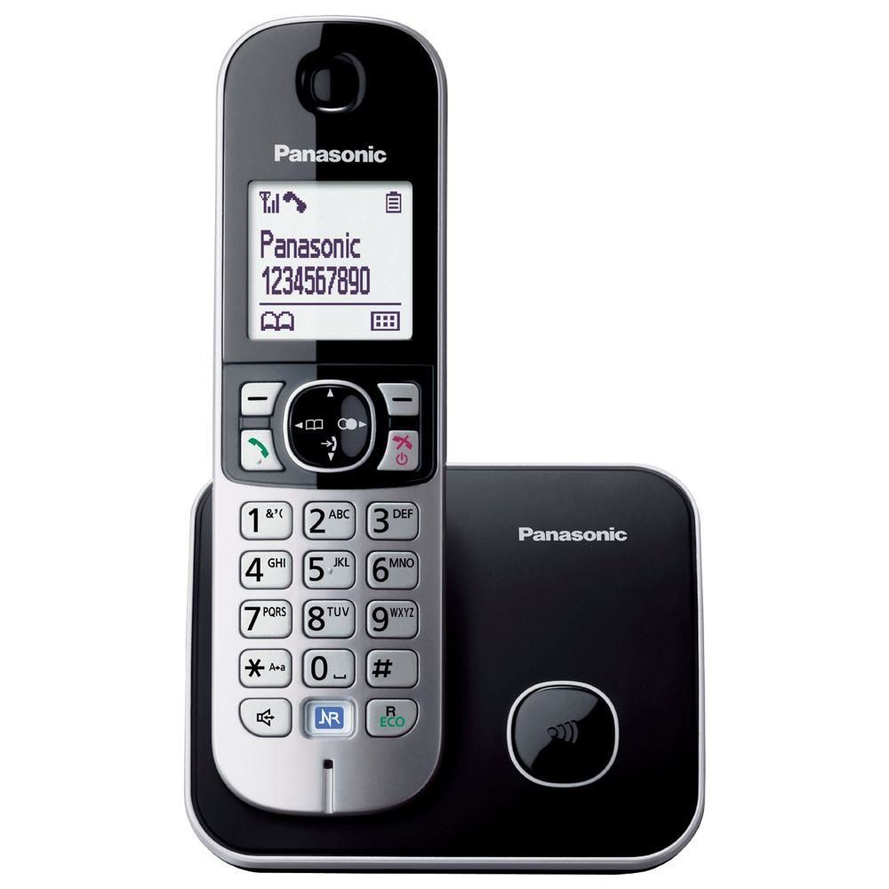 Panasonic KX-TG6811 Siyah Elektrik Kesintisinde Çalışabilen Telsiz DECT Telefon