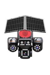 Trio TR-SGX479 Akıllı Solar Güvenlik Kamerası 4G SIM Kartlı 12MP 4 Lensli PTZ
