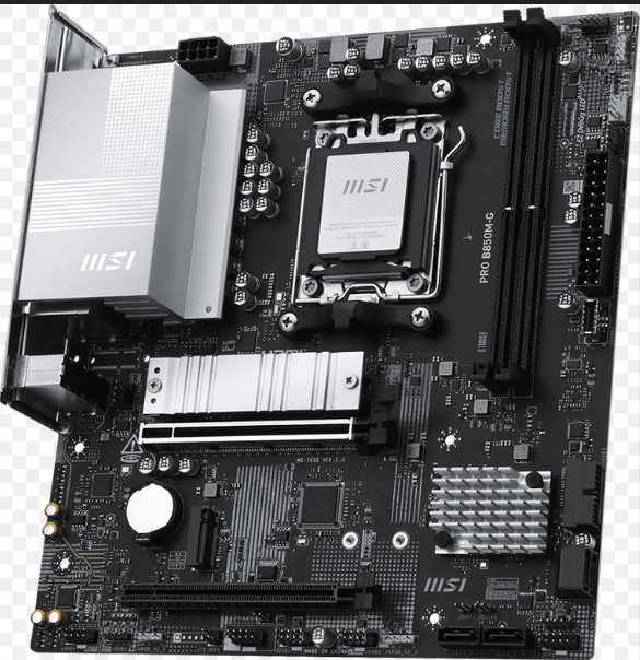 MSI PRO B850M-G DDR5 8200MT/s HDMI DisplayPort 2xM.2 USB Micro-ATX AM5 Anakart (AMD Ryzen 9000 / 8000 / 7000 Serisi Uyumlu)
