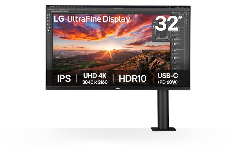 31.5 LG 32UN880K-B 4K ERGONOMIK STAND IPS