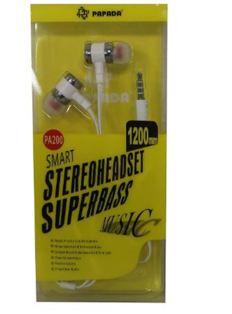 Megatech Papada PA200 Type-C Girişli Mikrofonlu Kablolu Kulak İçi Kulaklık - Beyaz