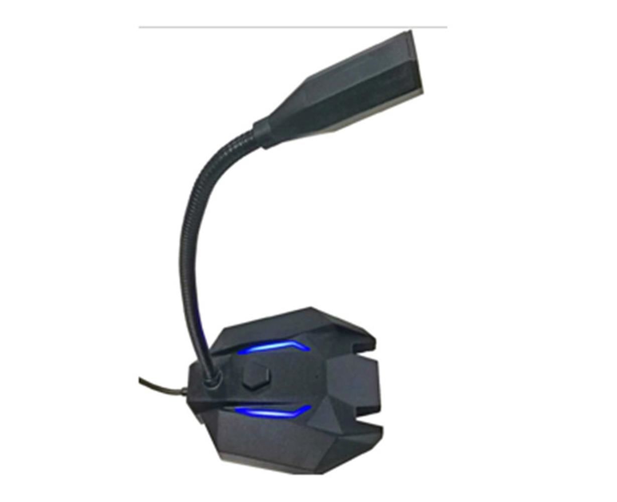 Snopy SN-110M Siyah Led Işıklı USB Gaming Oyuncu Masaüstü Mikrofon