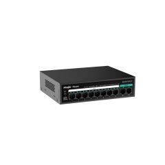 Ruijie Reyee RG-ES110FG-P 10-Port Desktop Switch with 8-Port PoE+ (110W) and 2-Port Gigabit Uplink