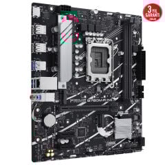 Asus Prime B760M-R D4 Intel B760 LGA1700 DDR4 5333MHz (OC) HDMI mATX Anakart