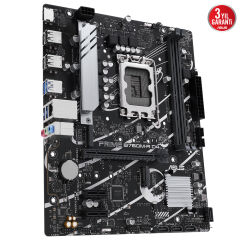Asus Prime B760M-R D4 Intel B760 LGA1700 DDR4 5333MHz (OC) HDMI mATX Anakart