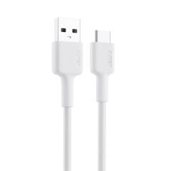 AUKEY CB‑CD30‑BK USB‑A Erkek – USB‑C Erkek 0,9 Metre Siyah Naylon Örgülü Data & Şarj Kablosu (480 Mbps, Dayanıklı Yapı)