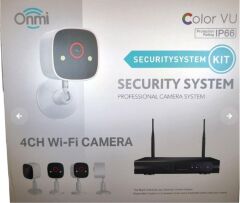Apronx BS420 4 Kanal Nvr + 3Mp 4 Kamera Full Color Mik. Wifi Set