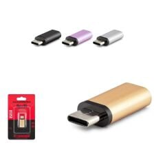 Hadron HDX5053 USB-C (Type-C) Erkek to Lightning Dişi Dönüştürücü Adaptör