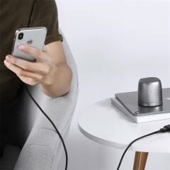 AUKEY CB‑BAL7‑BK USB‑A Erkek – Lightning Erkek 0.9 Metre Siyah Naylon Örgülü MFi Sertifikalı Şarj ve Data Kablosu (480 Mbps)