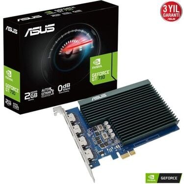 Asus GeForce GT730 4H-SL-2GD5 2GB GDDR5 64 Bit 4x Hdmı Ekran Kartı