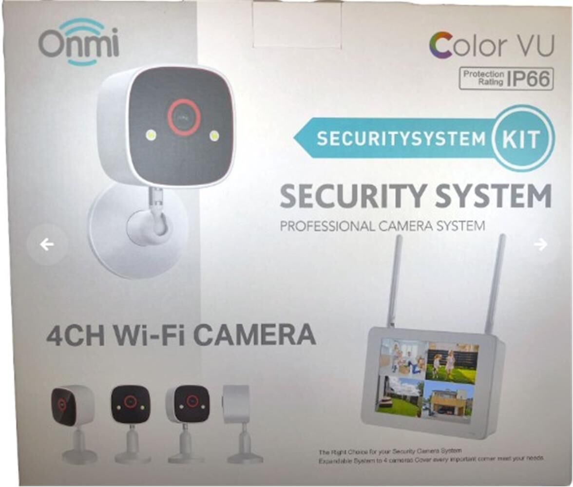 Apronx BSM400 4 Kanal Nvr + 3Mp 4 Kamera Full Color Mik. + 10'' Lcd Wifi Set