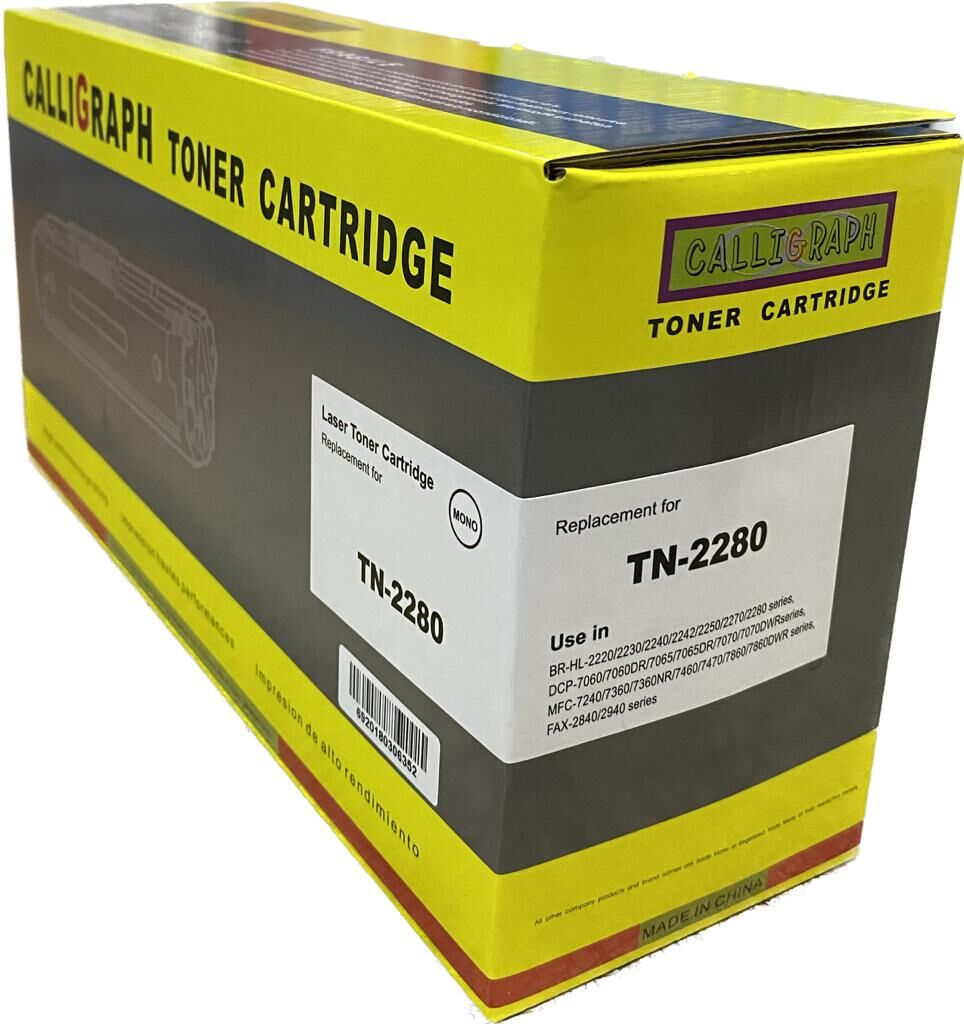 CALLIGRAPH TN450/TN-2260/TN-2280 MUADİL TONER 2.600 Sayfa