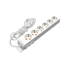 Mutlusan 6'lı UPS Tipi Topraklı Grup Priz 2 Metre Kablolu - 001 175 630002 02 00