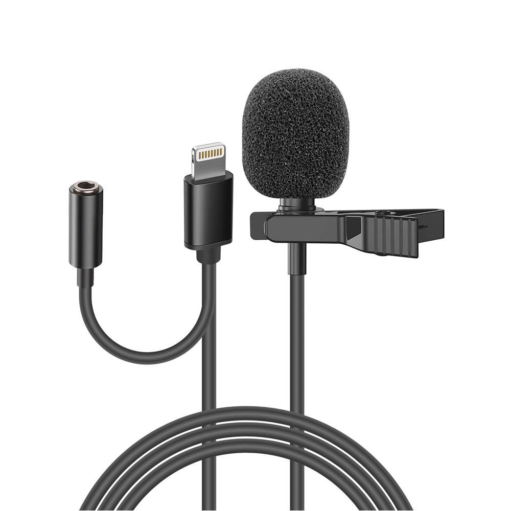 Snopy SN-MTK35 Siyah Lightning Yaka Mikrofon