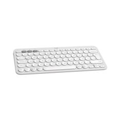 LOGITECH K380S Pebble Keys 2 Çoklu Cihazlı Bluetooth Türkçe Q Klavye 920‑011860 Beyaz – 36 Ay Pil, %49 Geri Dönüştürülmüş Plastik, Sessiz, Easy-Switch