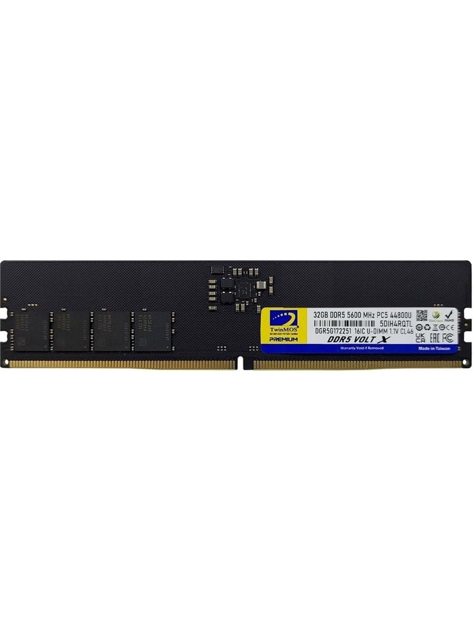TwinMOS DDR5 32GB 5600MHz CL46 Desktop Ram