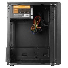 Everest SABER RGB Led Şeritli Peak 250W Güç Kaynağı Akrilik Yan Panel Micro‑ATX / Mini‑ITX Mini‑Tower Gaming Oyuncu Kasası