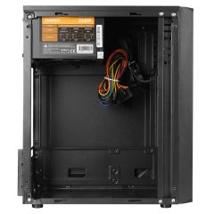 Everest SABER RGB Led Şeritli Peak 250W Güç Kaynağı Akrilik Yan Panel Micro‑ATX / Mini‑ITX Mini‑Tower Gaming Oyuncu Kasası