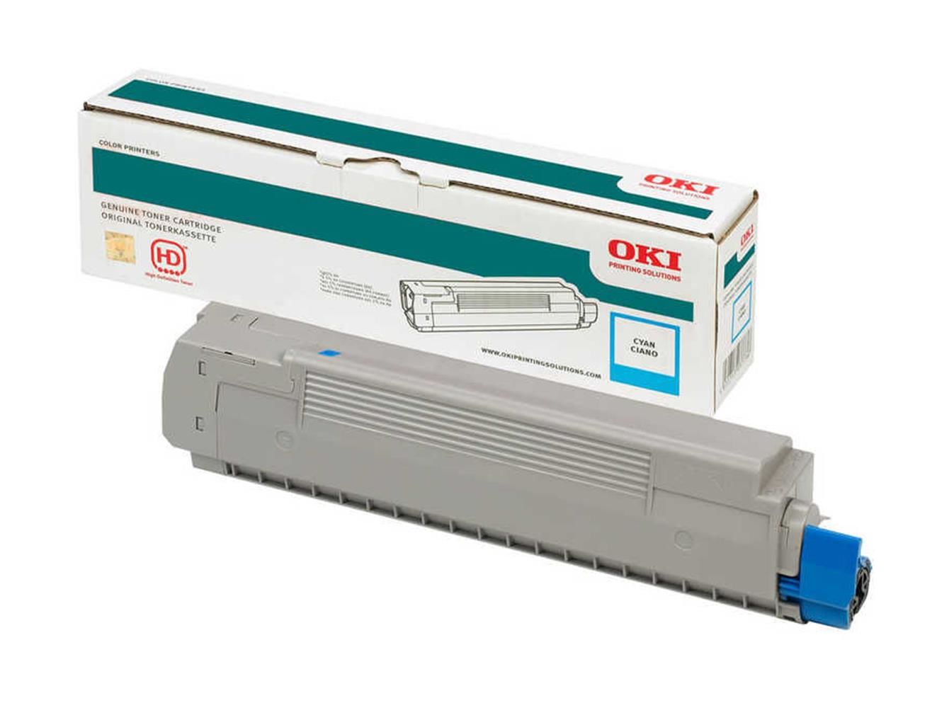 OKI 47095703 Cyan (Mavi) Orijinal Toner - C824 / C834 / C844 Serisi Uyumlu