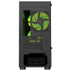 Rampage LYRA Mesh Temperli Camlı Siyah 3×12 cm RGB Fan Mini‑ITX / Mikro‑ATX Mid‑Tower Gaming Kasası (PSU Yok)