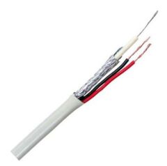 CCA 250 Metre CCTV Kamera Kablosu 2+1 Coaxial (0.35mm + 2x0.50mm Enerji)