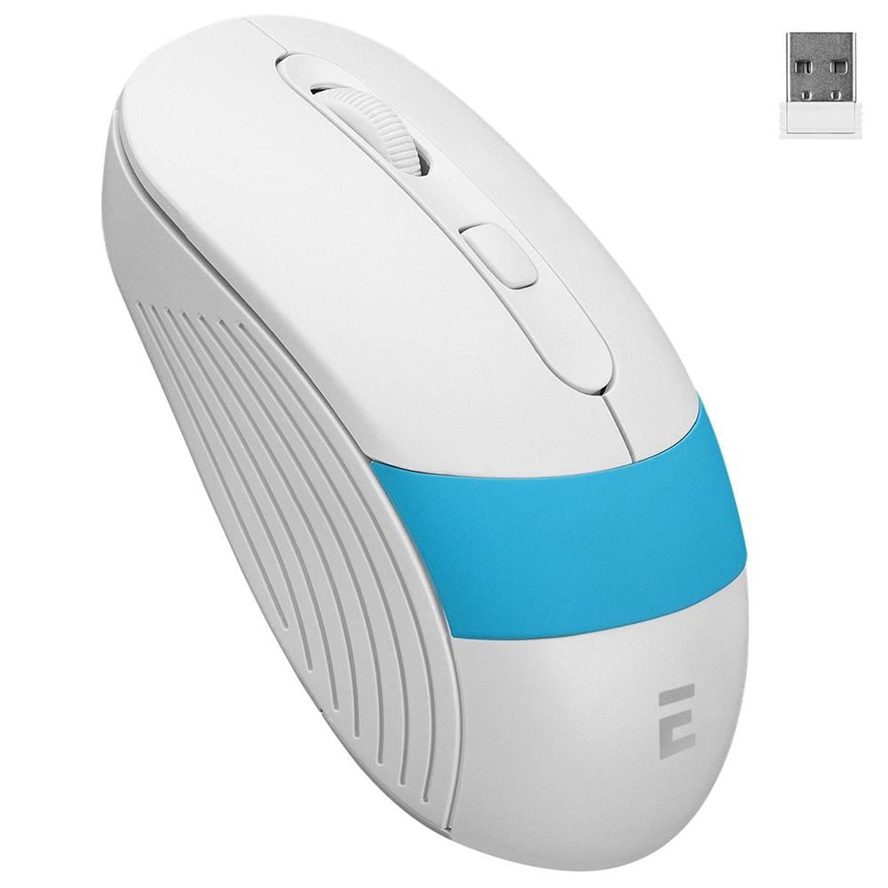 Everest SM-18 2.4GHz Kablosuz 1200 DPI Optik Mouse Beyaz-Mavi