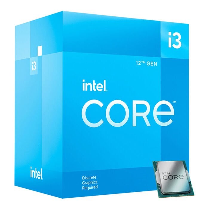 Intel Core i3-12100F 3.30GHz (Turbo 4.30GHz) 12MB Cache LGA1700 12. Nesil İşlemci