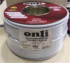 Onli ON-8001 RG6-U6 96 Tel 1,02 CCS-AL 100 Metre Anten Uydu Kablosu
