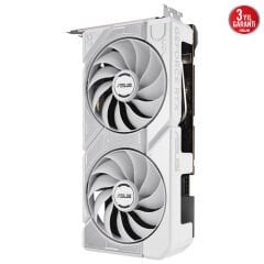 Asus Dual GeForce RTX 5060 OC Edition White 8GB GDDR7 128 Bit DLSS 4 PCIe 5.0 Ekran Kartı