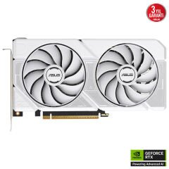 Asus Dual GeForce RTX 5060 OC Edition White 8GB GDDR7 128 Bit DLSS 4 PCIe 5.0 Ekran Kartı