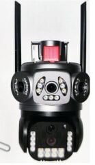 Apronx APX-WP373oz 9MP 4K Ultra HD 10x Hibrit Zoom Çift Lensli Akıllı Wi-Fi PTZ Kamera