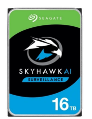 Seagate SkyHawk AI ST16000VE002 16TB 512MB Cache 7200RPM SATA 3.0 3.5'' Yapay Zeka Destekli 7/24 DVR NVR Güvenlik Hard Disk