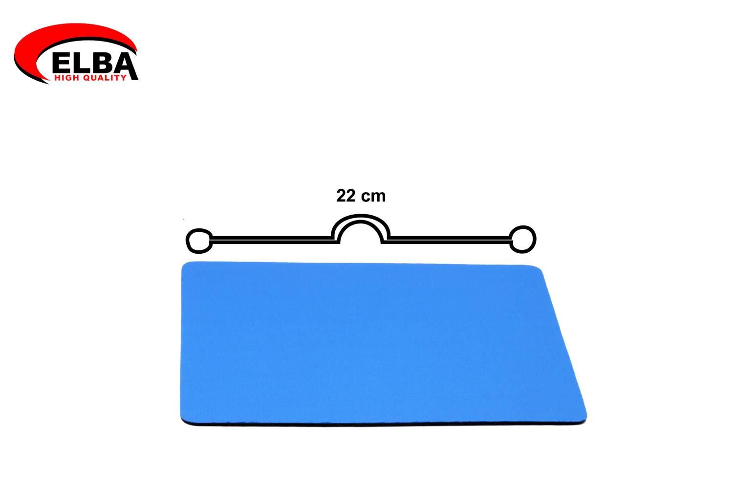 Elba 220 Mavi Mouse Pad - 220 x 180 x 2 mm Boyutlarında Standart Yüzey