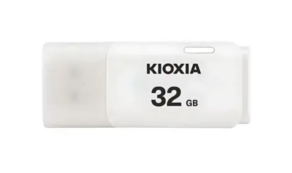 Kioxia 32GB TransMemory U202 USB 2.0 Beyaz Flash Bellek Taşınabilir USB Depolama Cihazı
