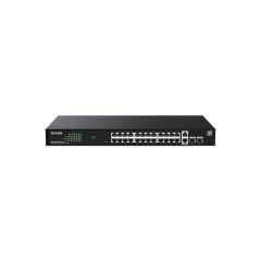 TENDA TEG228P-24-410W 24GE PoE Port (410W), 4xSFP Cloud Yönetilebilir Switch