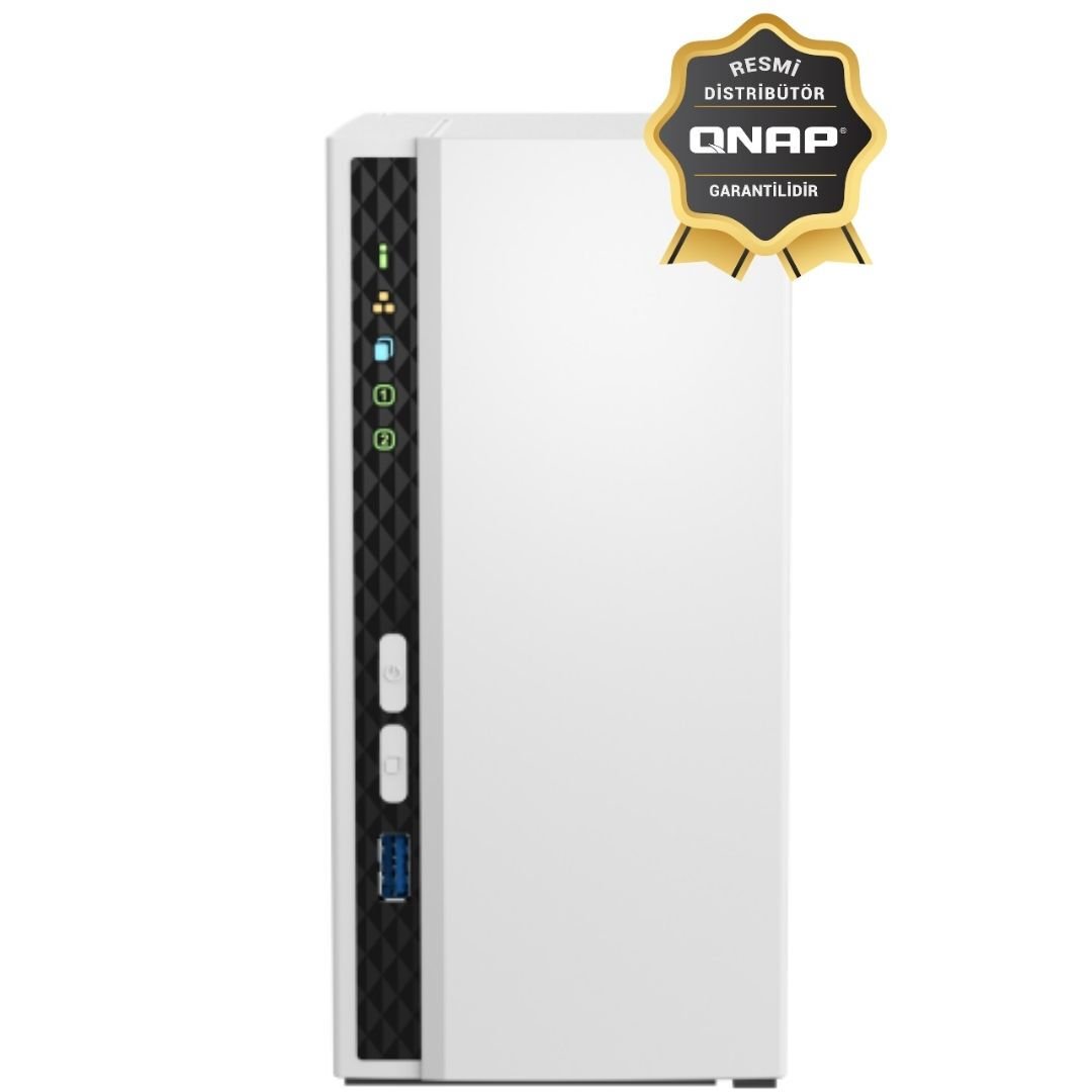 QNAP TS-233 2 Disk Yuvalı (Bay) 2GB RAM Ağ Bağlantılı Depolama Ünitesi (NAS)